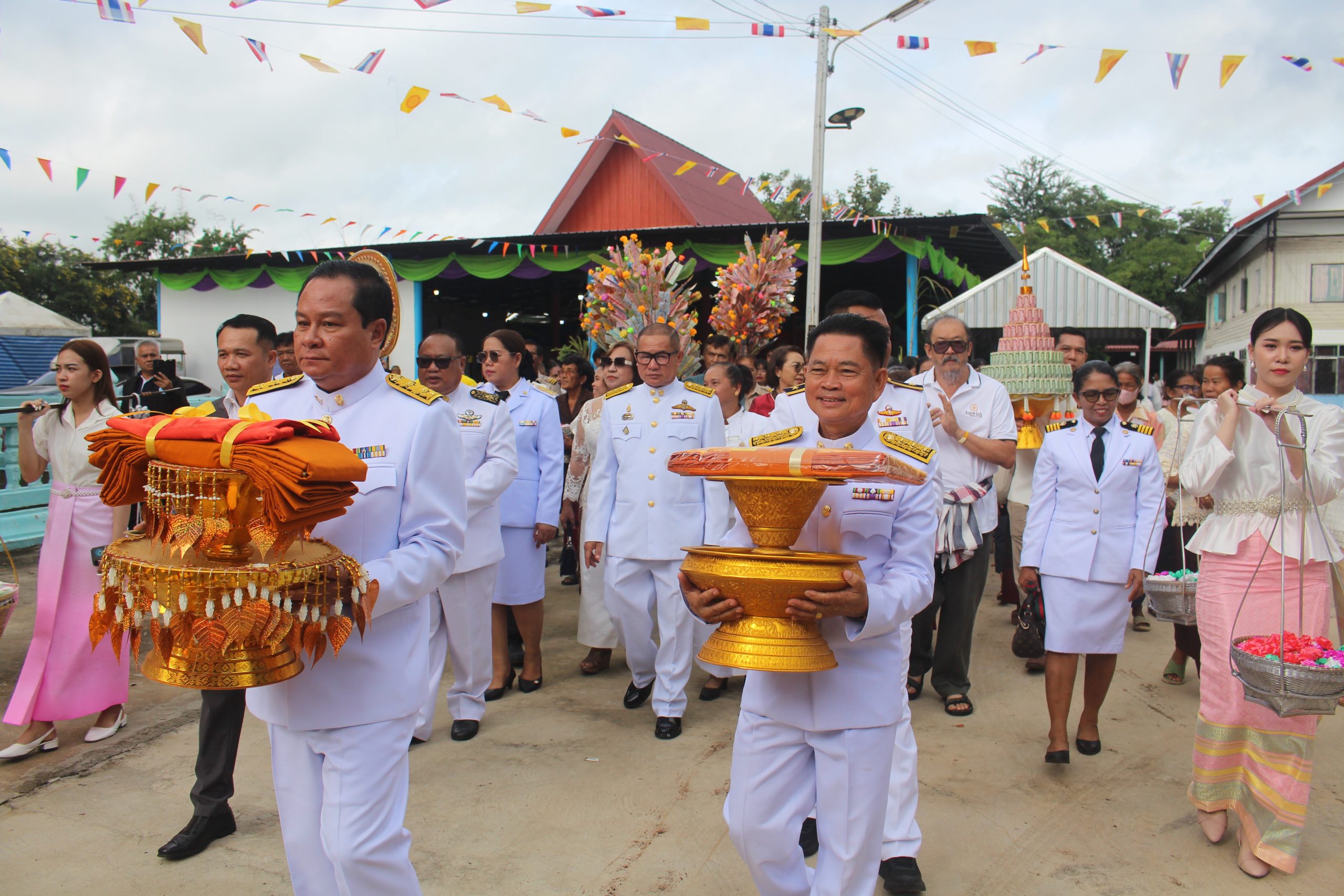 พิธีถวายผ้าพระกฐิน ณ วัดโนนสะอาด